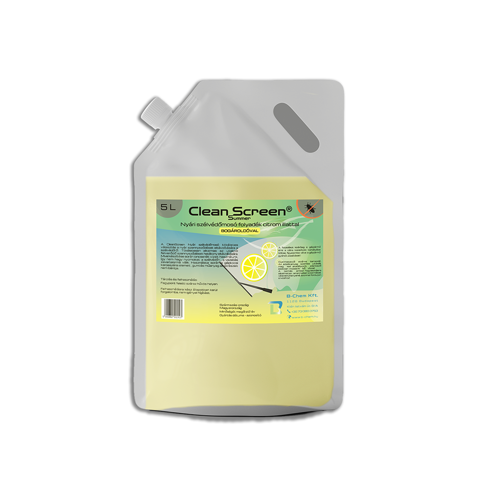 Clean Screen Summer bogároldóval doypack 5 l