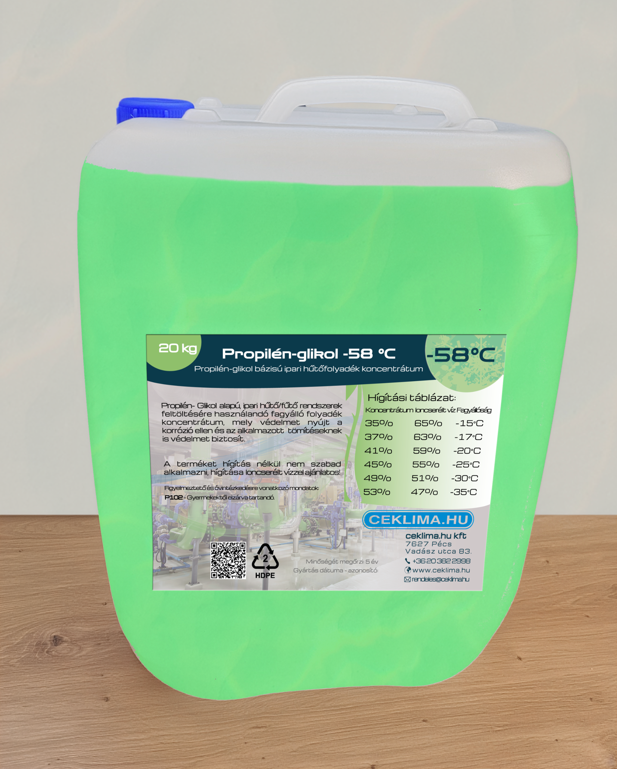Propilén glikol 20 kg