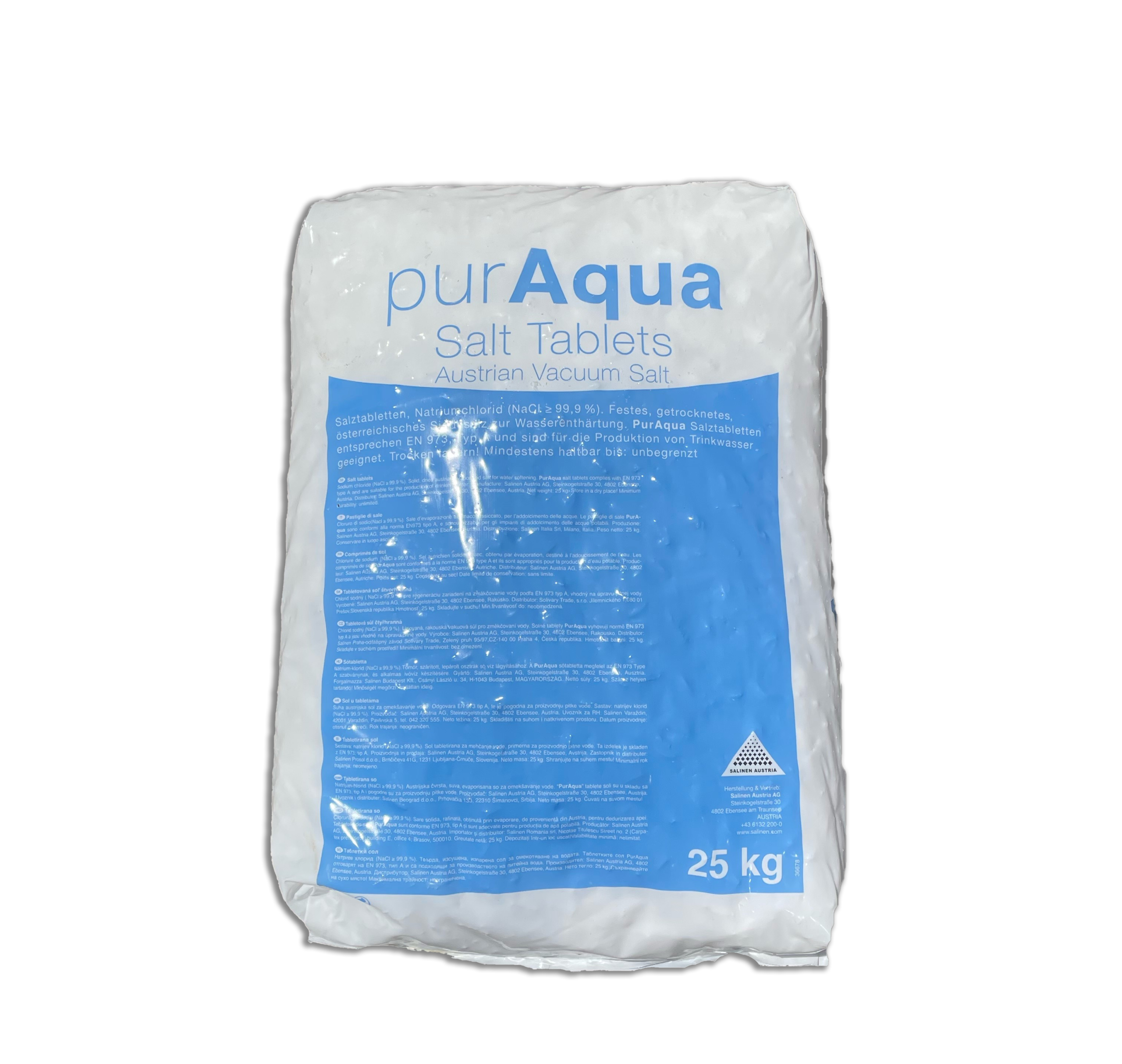 PURAQUA sótabletta 25 kg zsák
