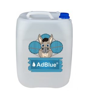 AdBlue® 20L kannában, kiöntőcsővel.